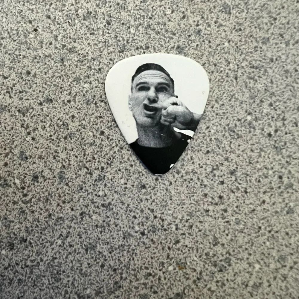 Bryan Adams Signature White Guitar Pick - 2025 Roll With The Punches US Tour